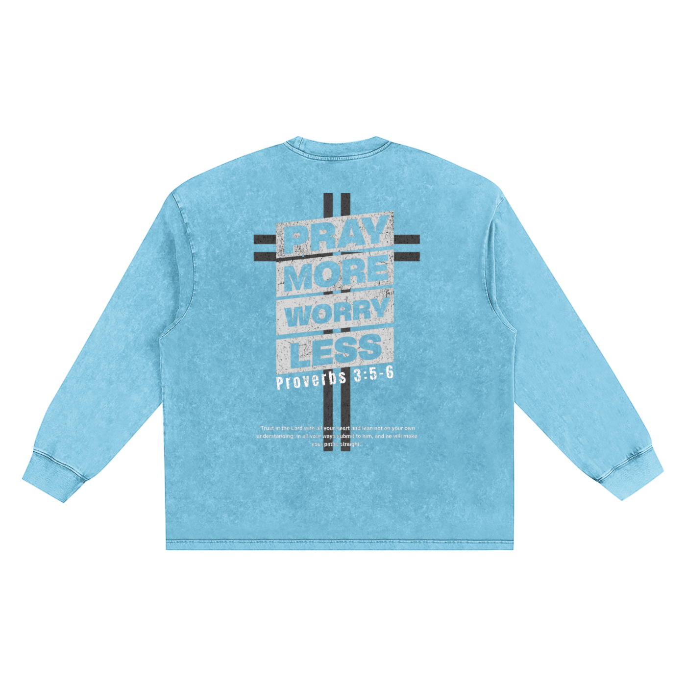 "PRAY MORE" Long-sleeve Tee