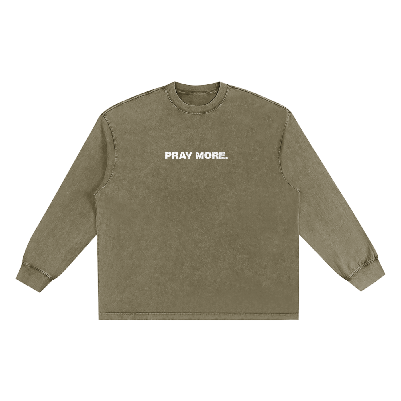 "PRAY MORE" Long-sleeve Tee