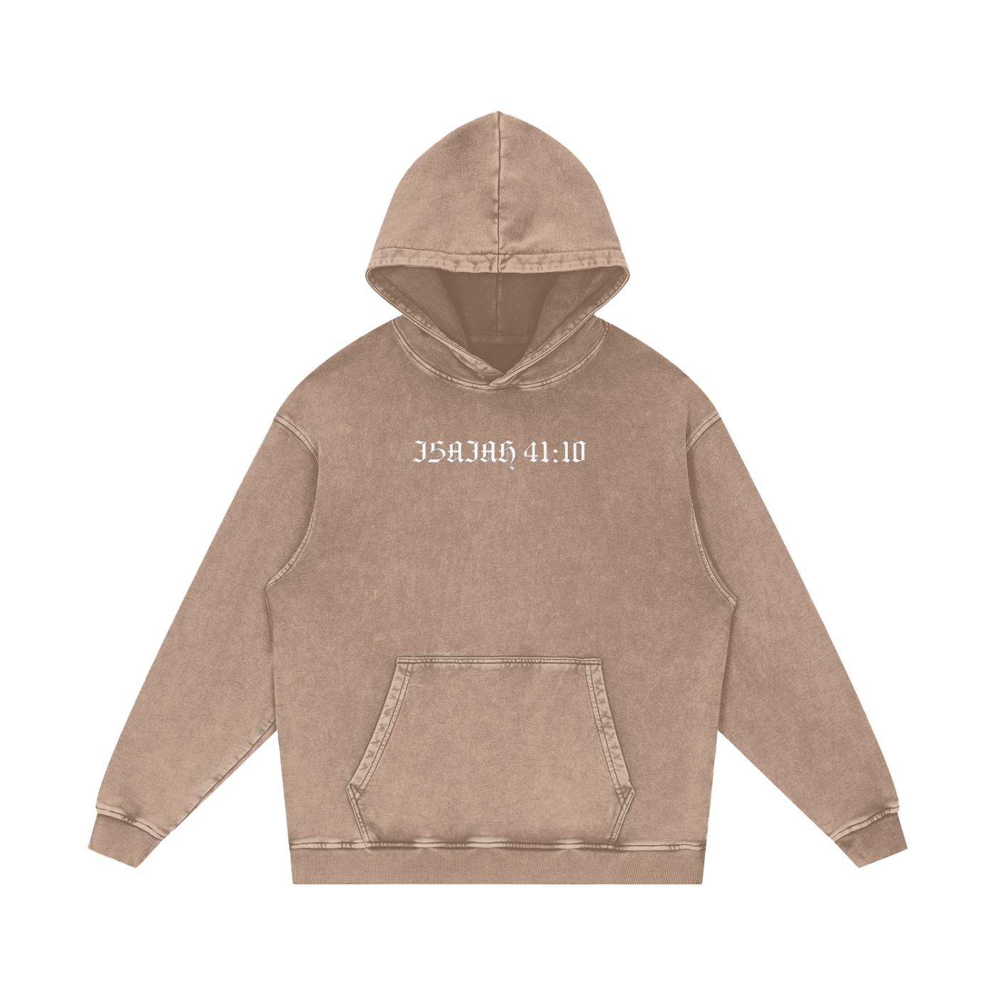 Intrepidus "ISAIAH 41:10" Acid Wash Hoodie
