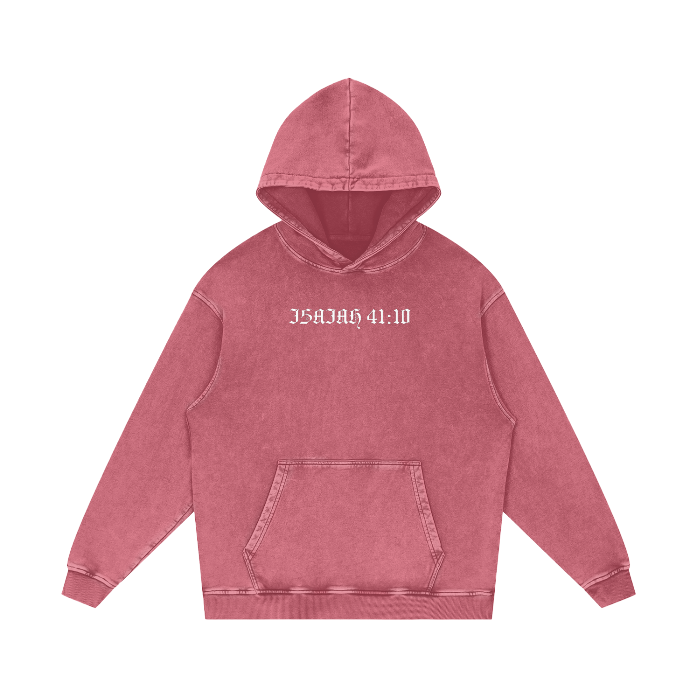 Intrepidus "ISAIAH 41:10" Acid Wash Hoodie