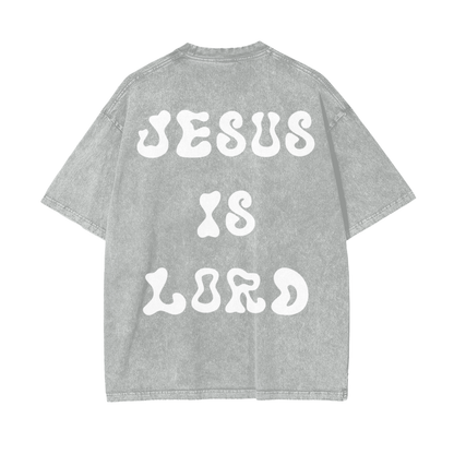 Intrepidus "FAITH OVER FEAR" Acid Wash Tee