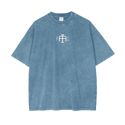 "SIGNATURE" Acid Wash Tee