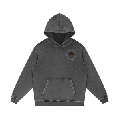 Intrepidus "FAITH OVER FEAR" Acid Wash Hoodie