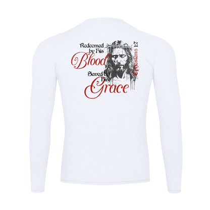 "REDEEMED" Light Edition Long Sleeve Compression Tee