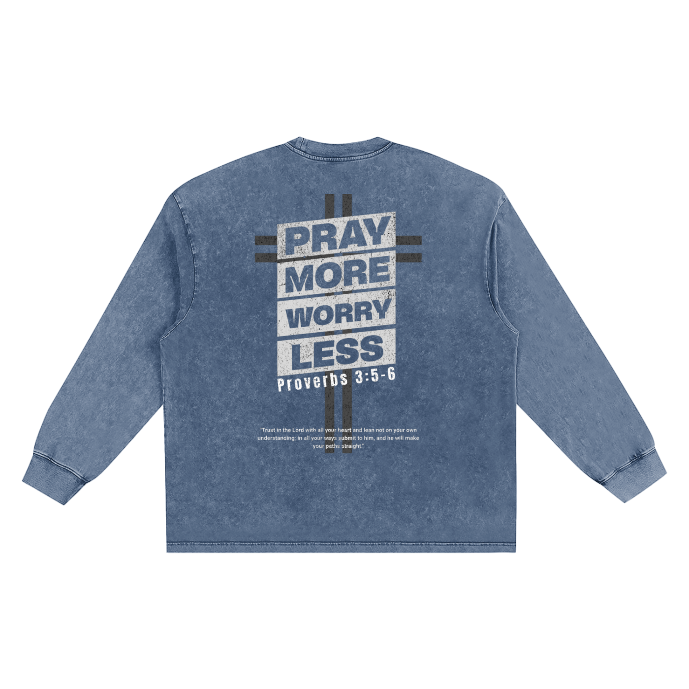 "PRAY MORE" Long-sleeve Tee