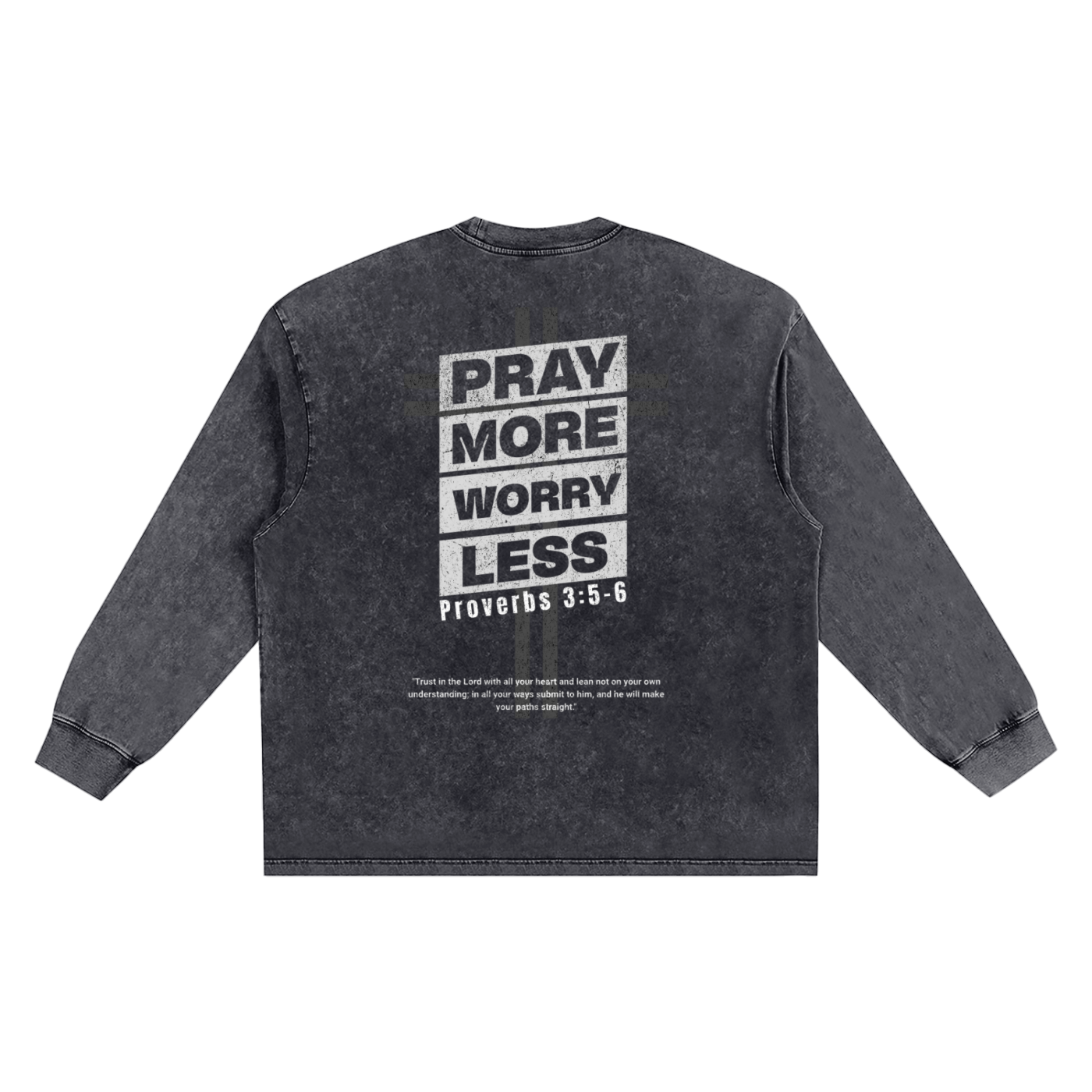 "PRAY MORE" Long-sleeve Tee
