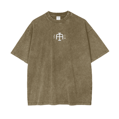 "SIGNATURE" Acid Wash Tee