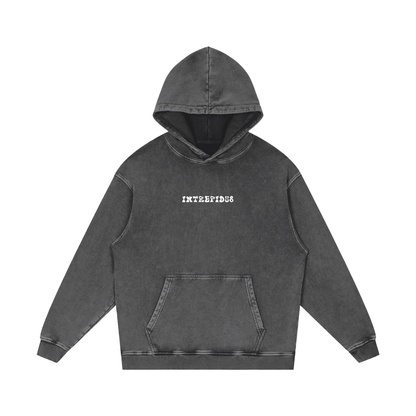 Intrepidus "FAITH OVER FEAR" Acid Wash Hoodie