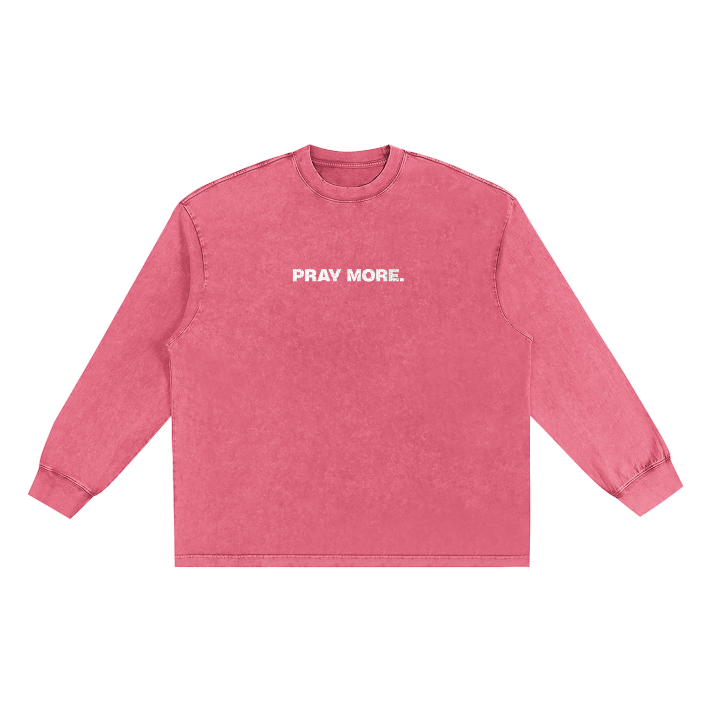 "PRAY MORE" Long-sleeve Tee