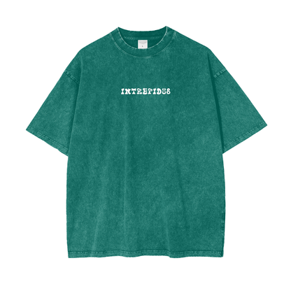 Intrepidus "FAITH OVER FEAR" Acid Wash Tee