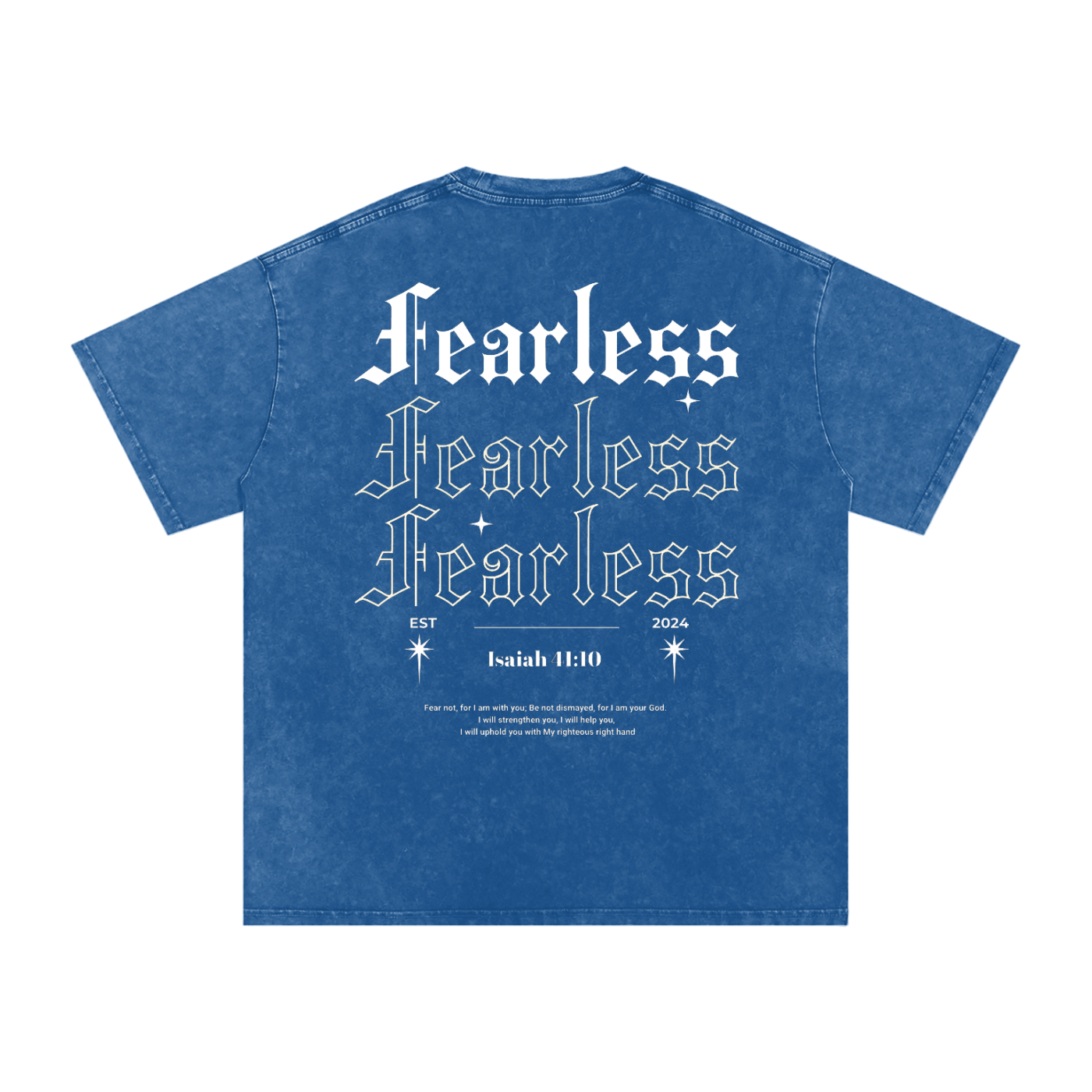 Intrepidus "ISAIAH 41:10" Acid Wash Tee