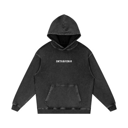Intrepidus "FAITH OVER FEAR" Acid Wash Hoodie