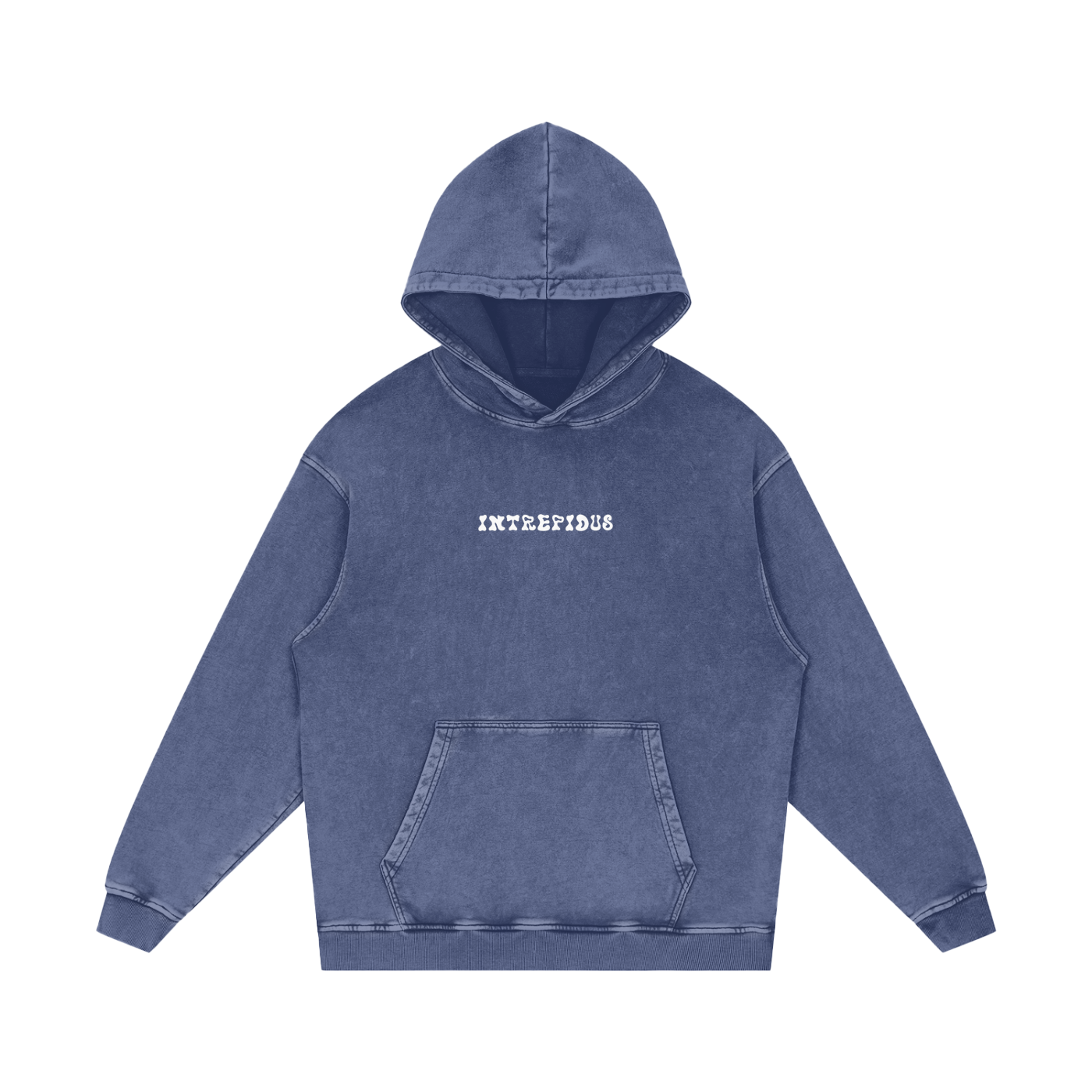 Intrepidus "FAITH OVER FEAR" Acid Wash Hoodie