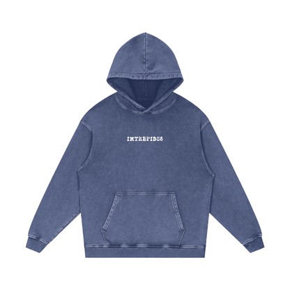 Intrepidus "FAITH OVER FEAR" Acid Wash Hoodie
