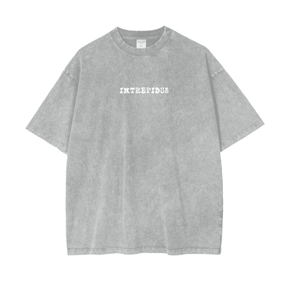 Intrepidus "FAITH OVER FEAR" Acid Wash Tee