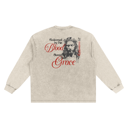 "REDEEMED" Light Edition Long Sleeve Tee