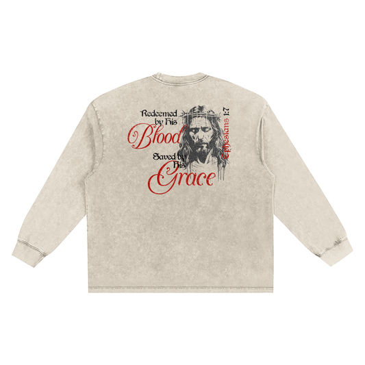 "REDEEMED" Light Edition Long Sleeve Tee