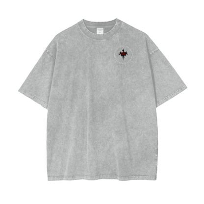 Intrepidus "FAITH OVER FEAR" Acid Wash Tee