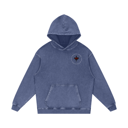 Intrepidus "FAITH OVER FEAR" Acid Wash Hoodie