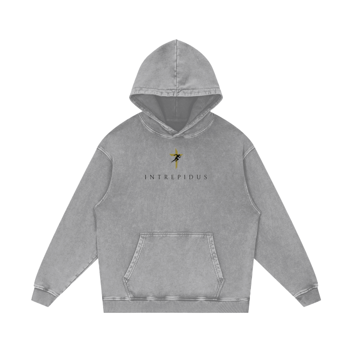 Intrepidus "GODSPEED" Acid Wash Hoodie