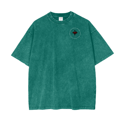 Intrepidus "FAITH OVER FEAR" Acid Wash Tee