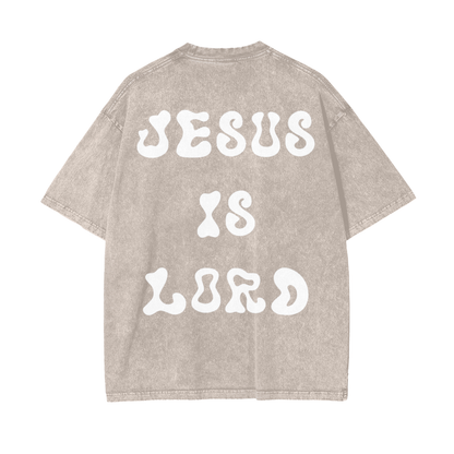 Intrepidus "FAITH OVER FEAR" Acid Wash Tee