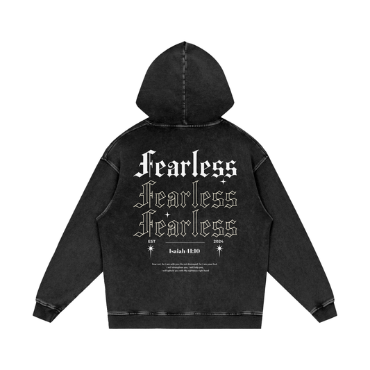 Intrepidus "ISAIAH 41:10" Acid Wash Hoodie