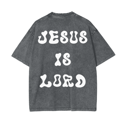 Intrepidus "FAITH OVER FEAR" Acid Wash Tee