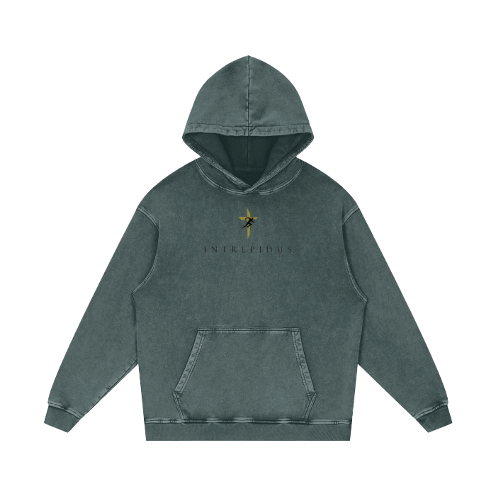 Intrepidus "GODSPEED" Acid Wash Hoodie