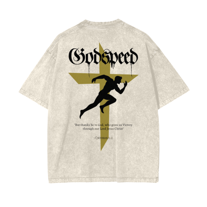 Intrepidus "GODSPEED" Acid Wash Tee