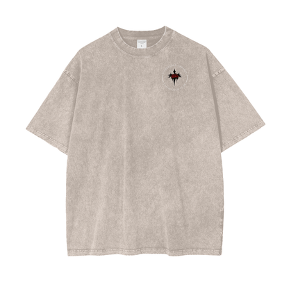 Intrepidus "FAITH OVER FEAR" Acid Wash Tee