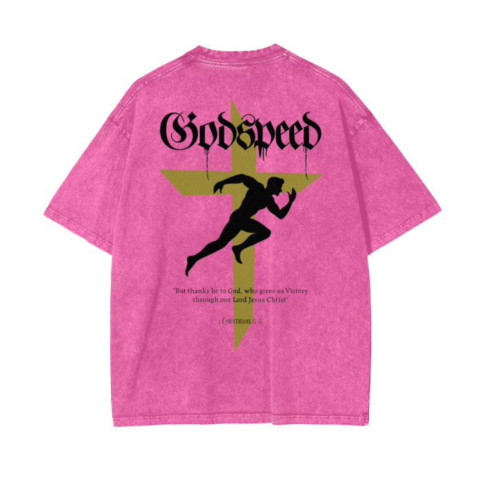 Intrepidus "GODSPEED" Acid Wash Tee