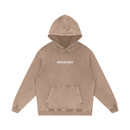 Intrepidus "FAITH OVER FEAR" Acid Wash Hoodie