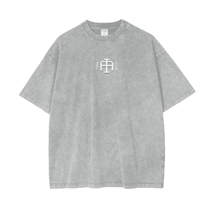 "SIGNATURE" Acid Wash Tee