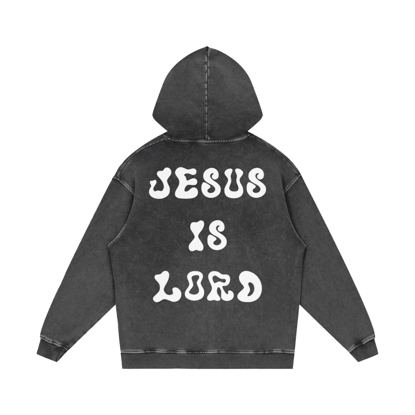 Intrepidus "FAITH OVER FEAR" Acid Wash Hoodie