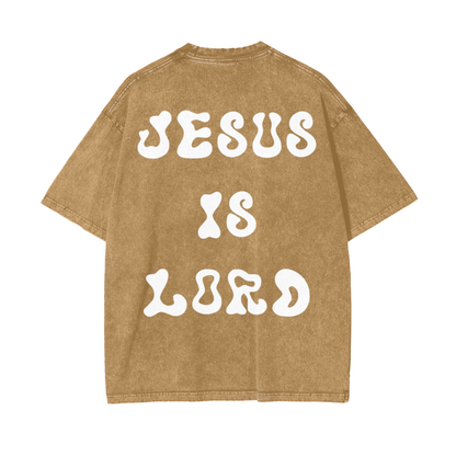 Intrepidus "FAITH OVER FEAR" Acid Wash Tee